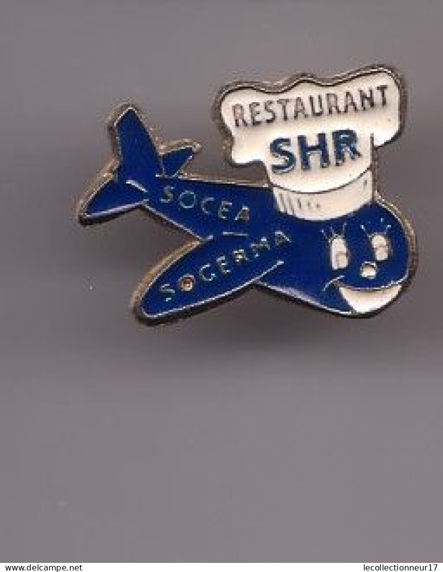 Pin's Socea Sogerma Restaurant SHR Avion En Forme De Baleine Réf 948 - Luftfahrt