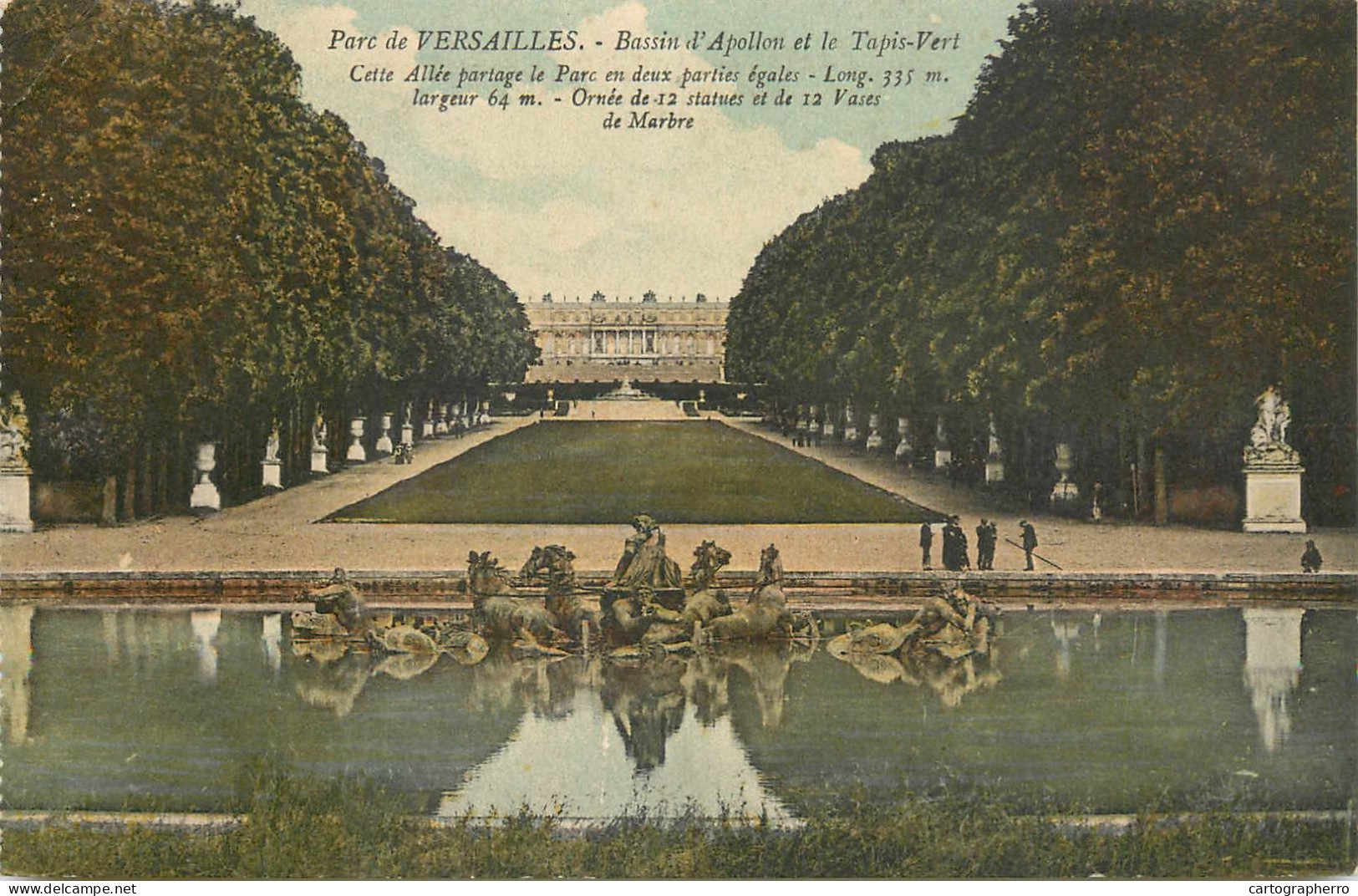 Postcard France Parc De Versailles (Château) - Versailles (Castillo)