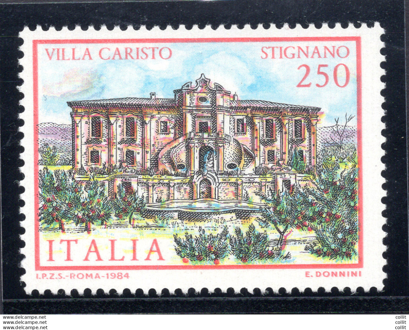 Villa Caristo Lire 250 Varietà "mele Cadute" - Abarten Und Kuriositäten