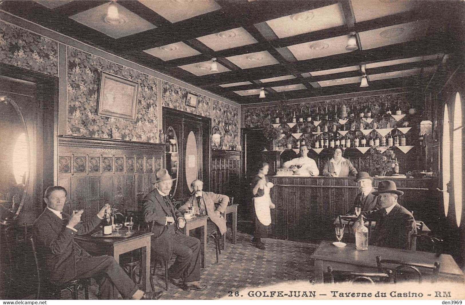 GOLFE-JUAN (Alpes-Maritimes) Par Vallauris - Taverne Du Casino - Bar - Vallauris