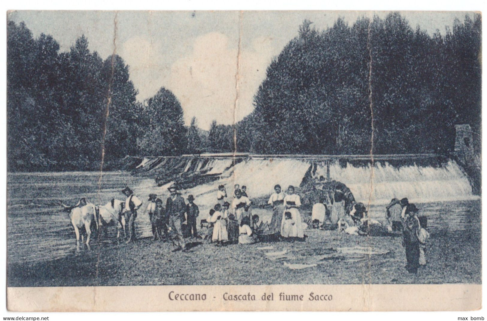 1929 CECCANO 2 CASCATA FIUME SACCO   FROSINONE - Frosinone