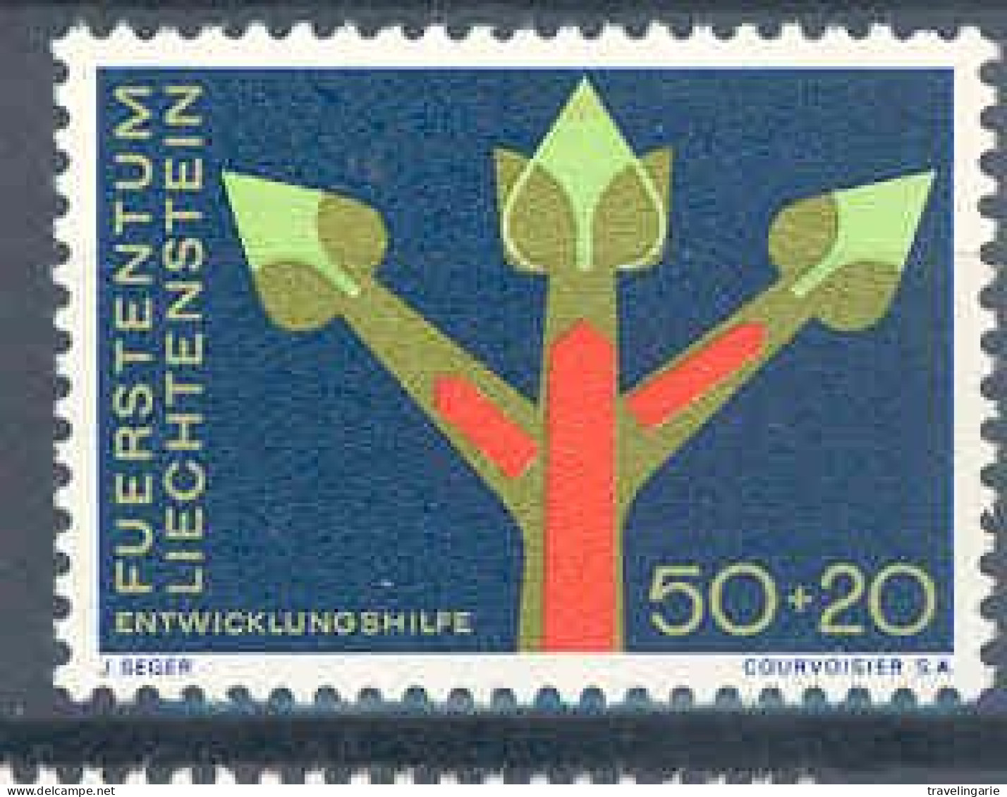 Liechtenstein 1967 United Nations Development Assistance ** MNH - Ungebraucht