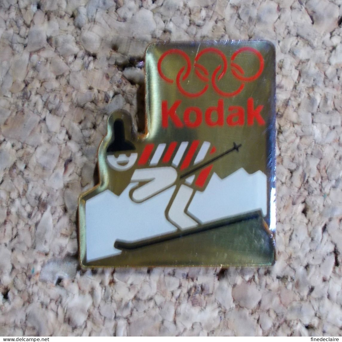 Pin's - Kodak - Ski - Jeux Olympique Albertville 1992 - Marques