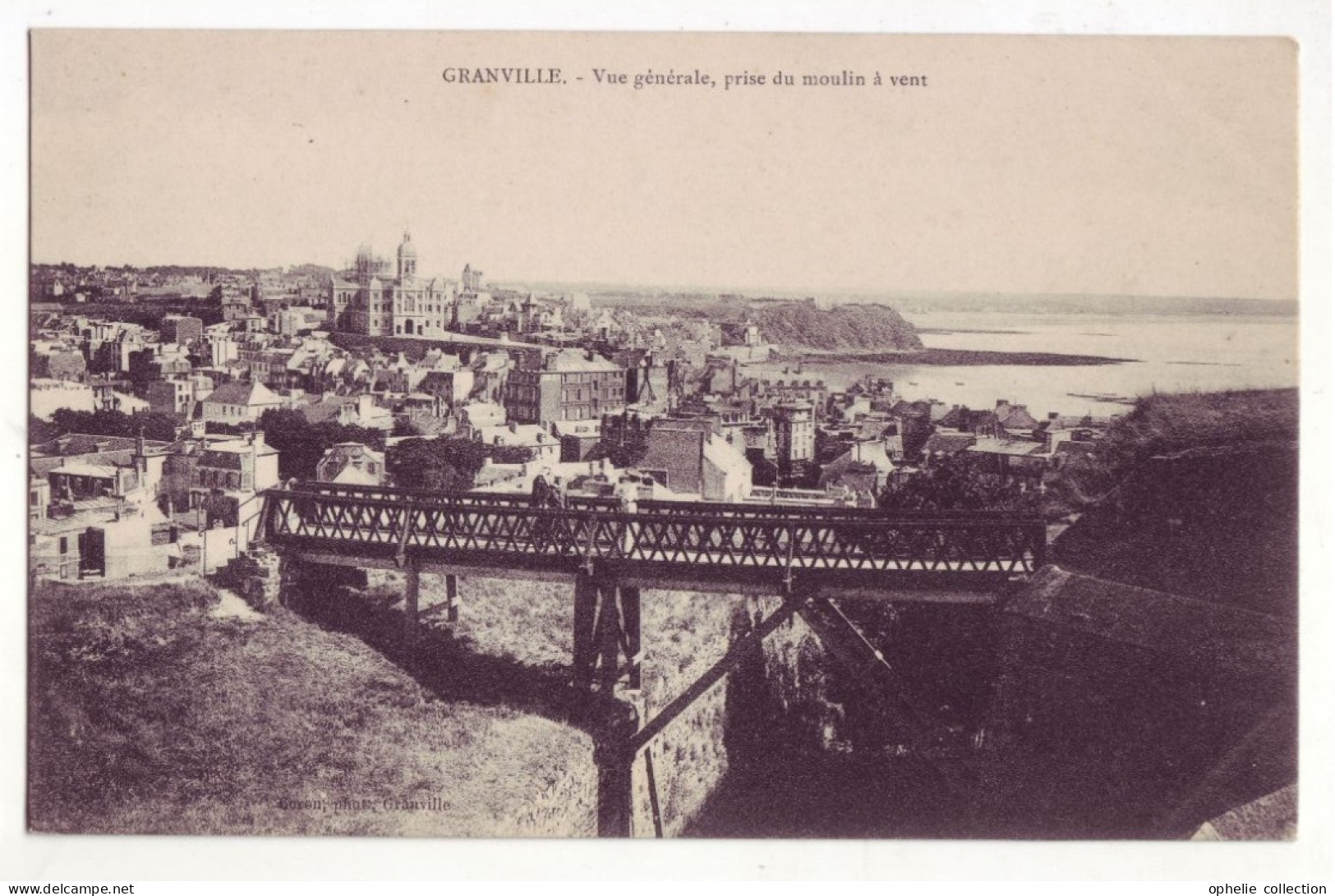 France - 50 - Granville - Vue Générale Prise Du Moulin à Vent - 8025 - Granville