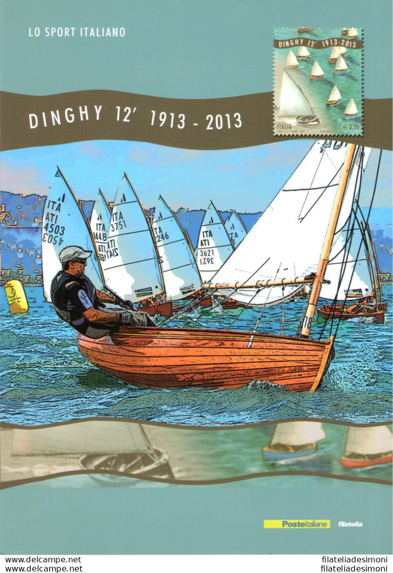 2013 Italia - Folder - Dinghy N. 350 - MNH** - Presentatiepakket