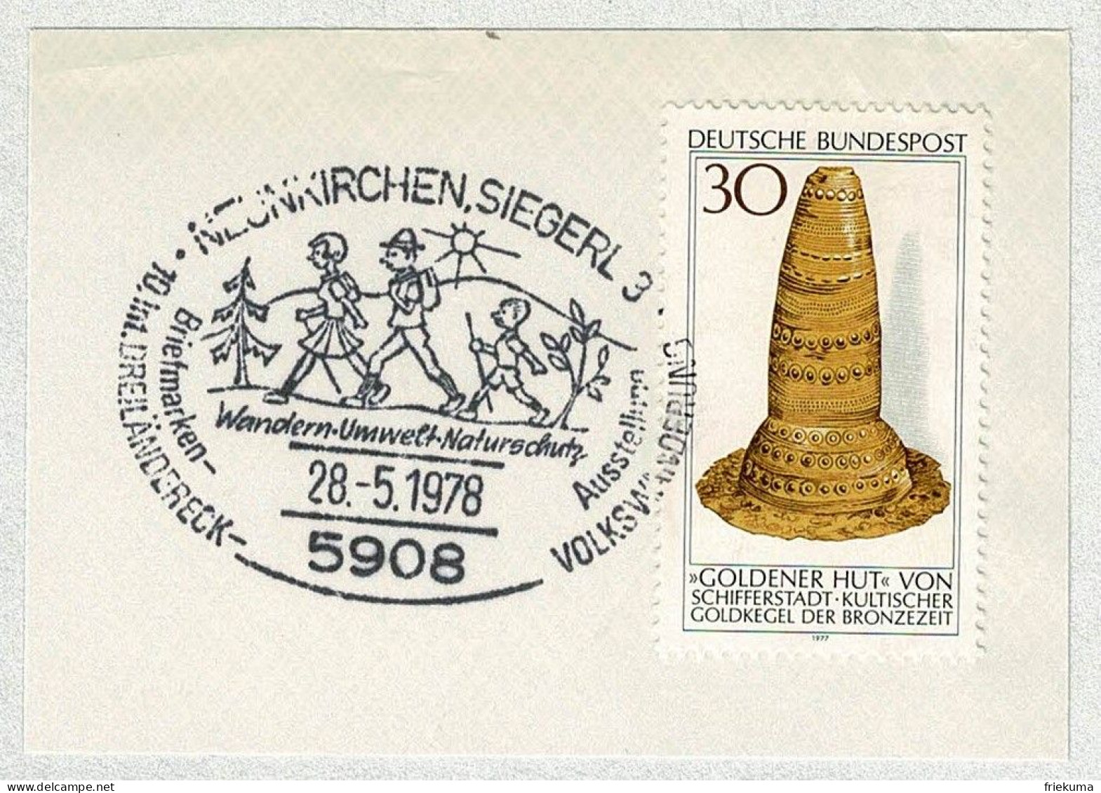 Deutsche Bundespost 1978, Sonderstempel Neunkirchen, Wandern / Randonnée Pédestre / Hiking - Sonstige & Ohne Zuordnung