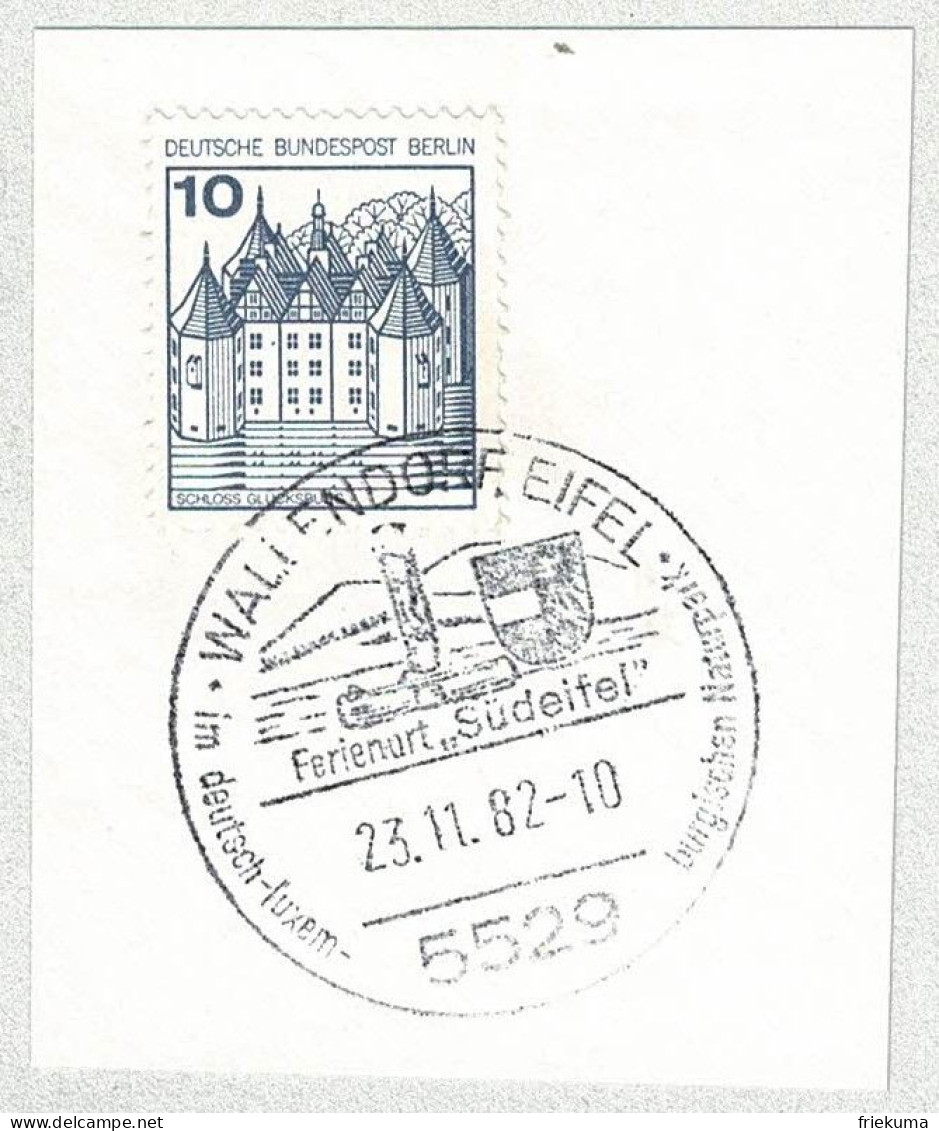 Deutsche Bundespost 1982, Ortswerbestempel Wallendorf, Ferienort - Autres & Non Classés