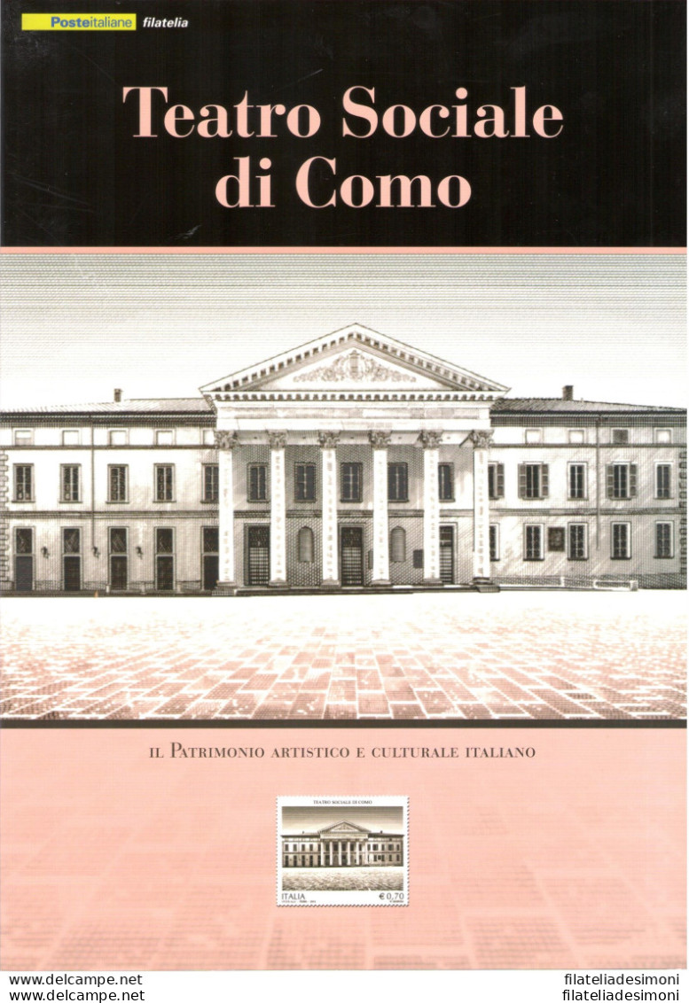 2013 Italia - Folder - Teatro Sociale Di Como N. 360 - MNH** - Presentation Packs