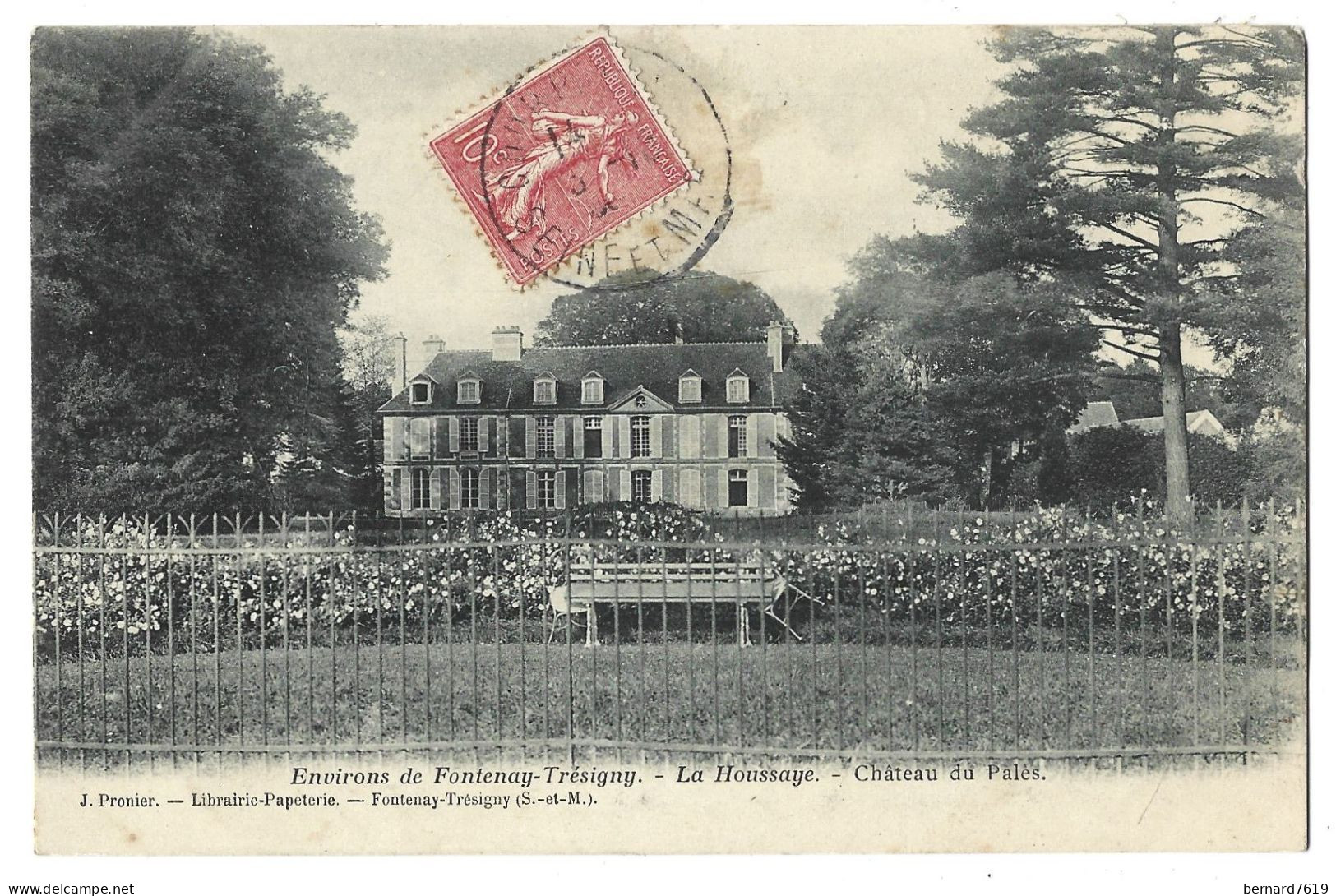 77  La Houssaye - Environs De Fontenay Tresigny - Chateau Du Pales - Fontenay Tresigny