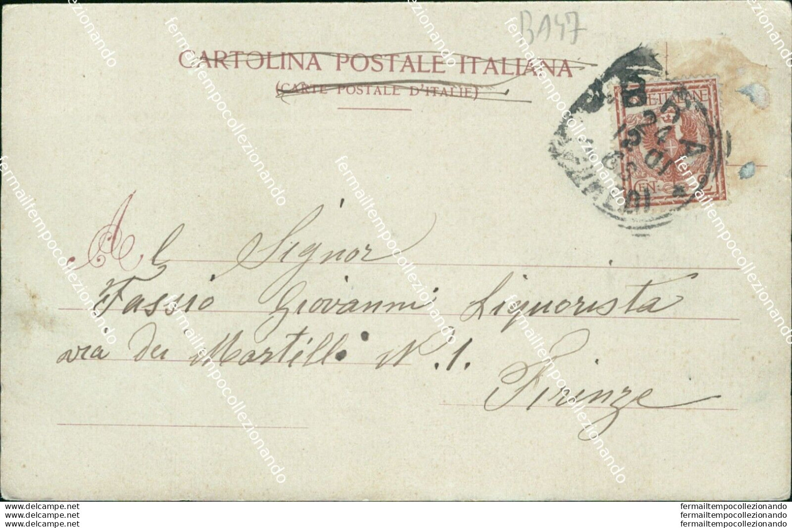 Ba47 Cartolina Bra Panorama Stazione Treno Cuneo Piemonte Bella!! 1901 - Cuneo