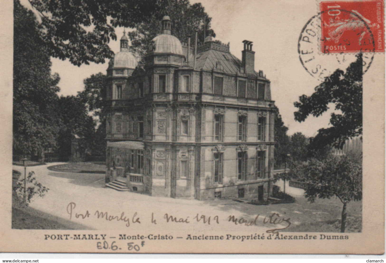 HTS DE SEINE-Port-Marly-Monte-Christo-Ancienne Propriété D'Alexandre Dumas - - Autres & Non Classés
