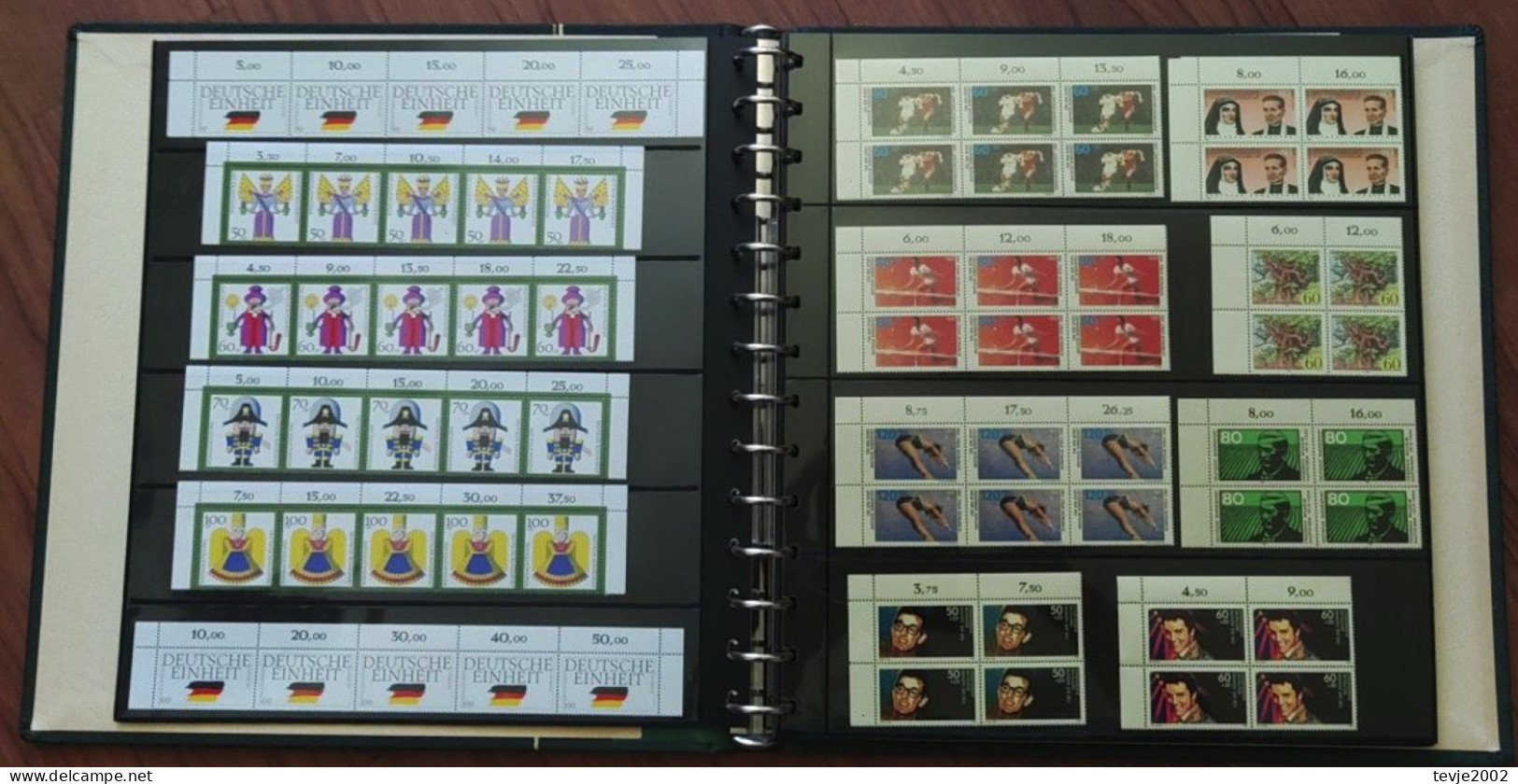 Karton Mit 7 Alben - Bund Restsammlungen Und Dubletten 1959 - 2000 - Postfrisch MNH (siehe Beschreibung) - Colecciones