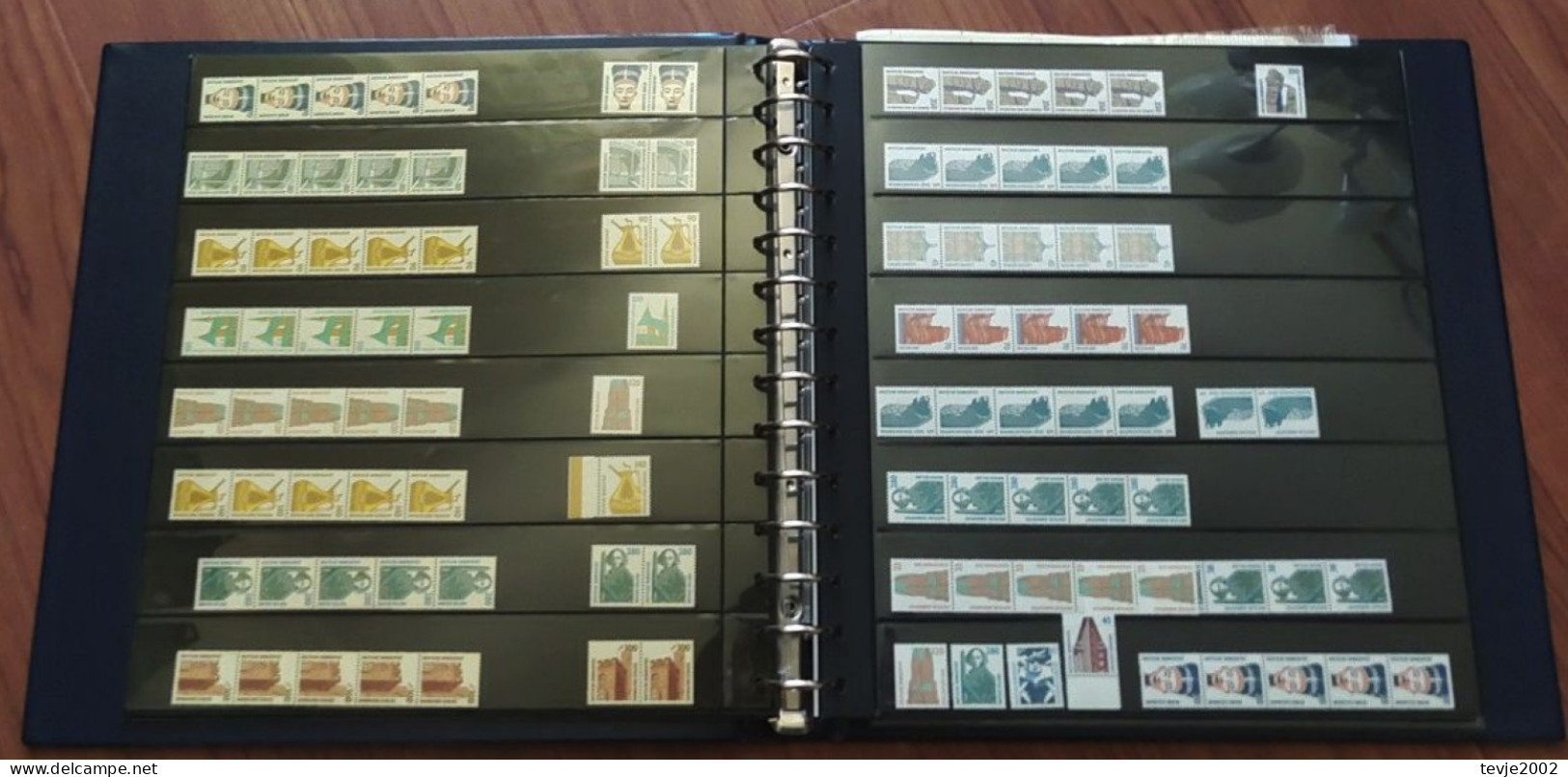 Karton Mit 7 Alben - Bund Restsammlungen Und Dubletten 1959 - 2000 - Postfrisch MNH (siehe Beschreibung) - Collections