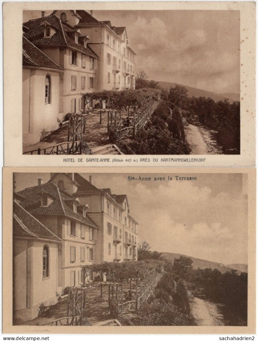 68. Hôtel De Sainte-Anne Près Du Hartmannswillerkopf. 2 Cartes - Other & Unclassified