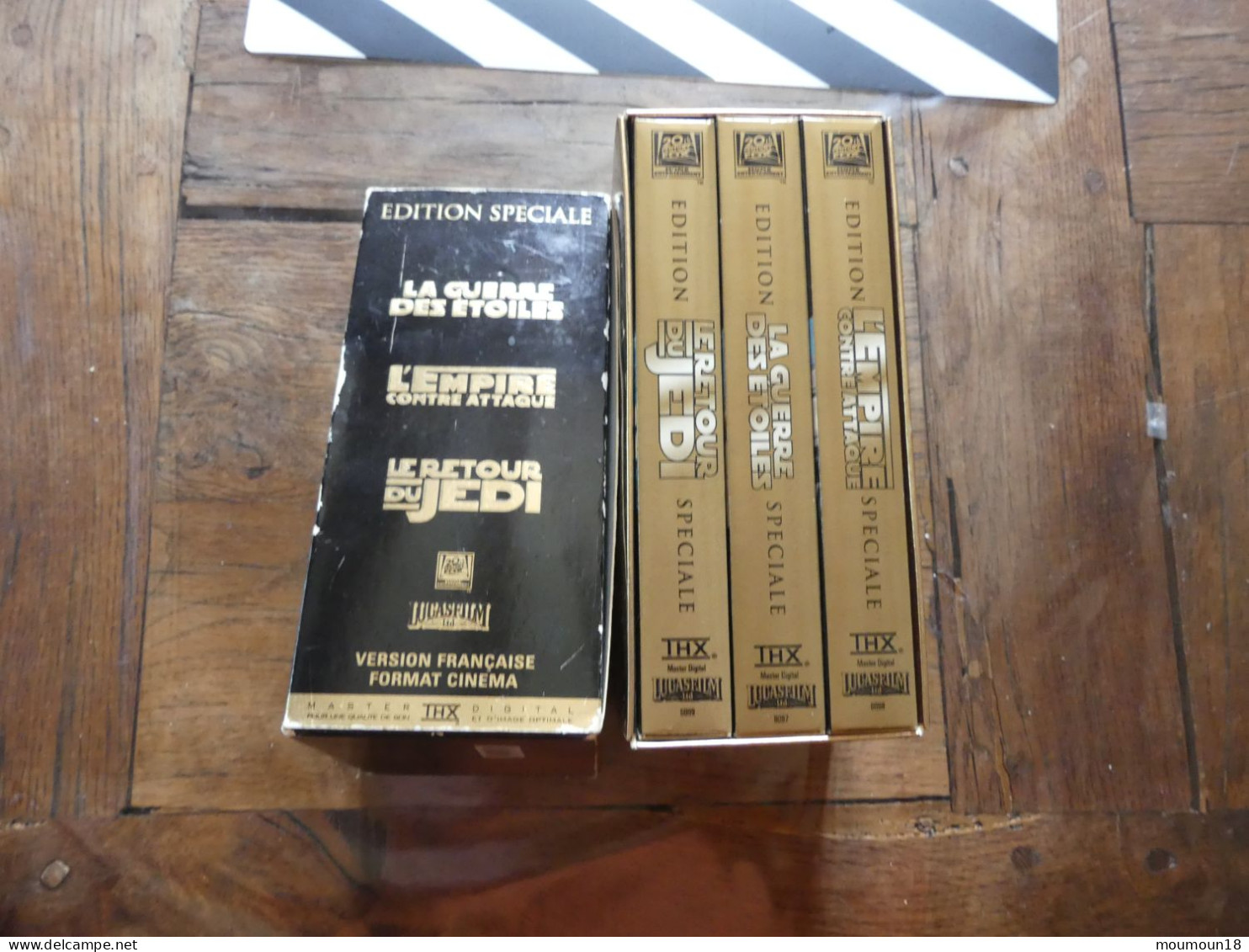 Coffret 3 Vidéo-cassettes VHS Secam La Trilogie Star Wars 1997 - Andere & Zonder Classificatie