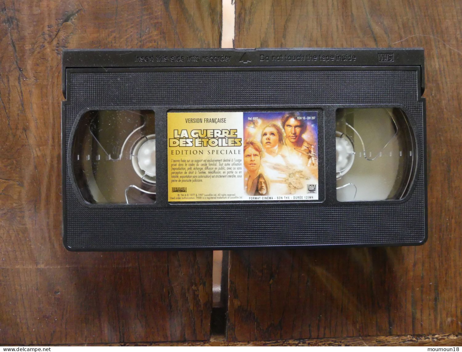 Coffret 3 Vidéo-cassettes VHS Secam La Trilogie Star Wars 1997