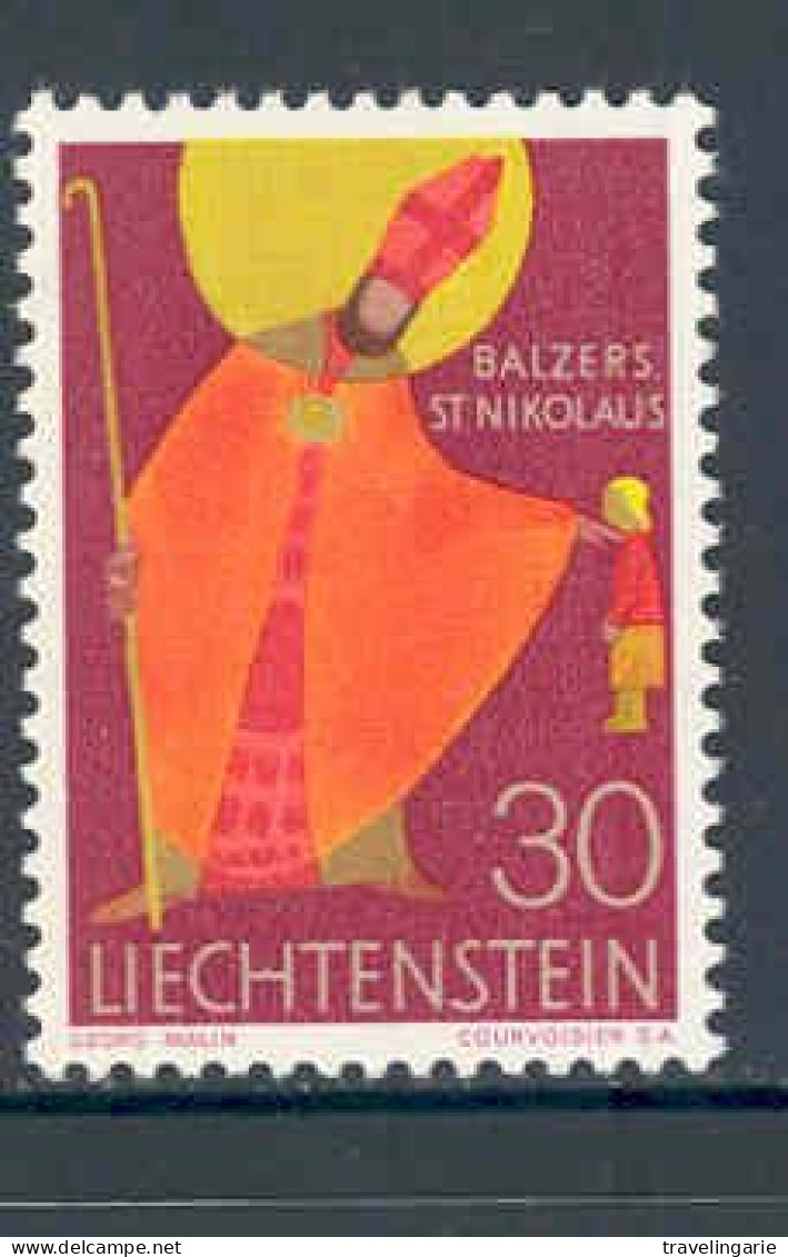 Liechtenstein 1967-71 Saint Nicolas (Balzers) ** MNH - Christianity