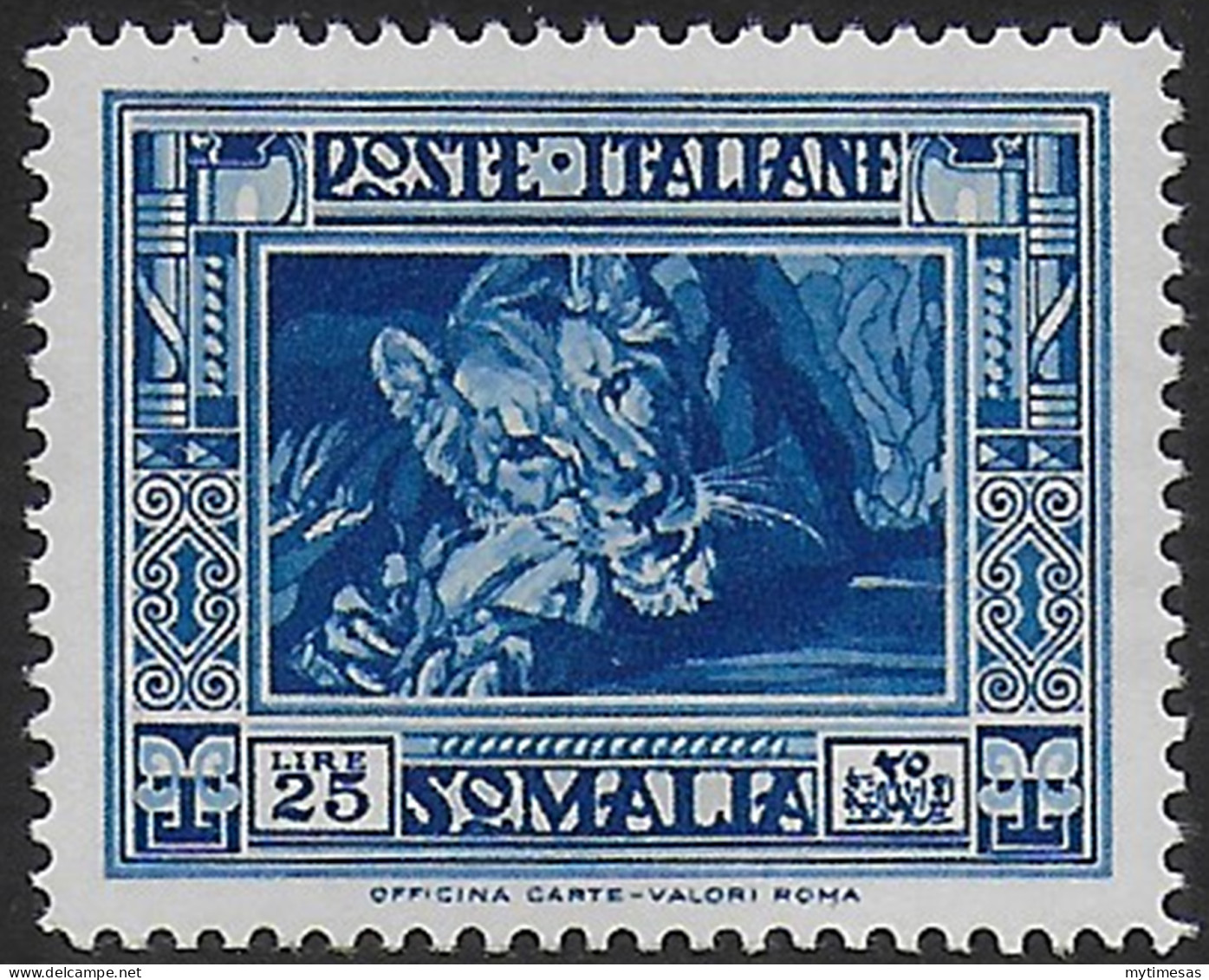 1937 Somalia Lion 1v. Sup MNH Sassone N. 230 - Autres & Non Classés