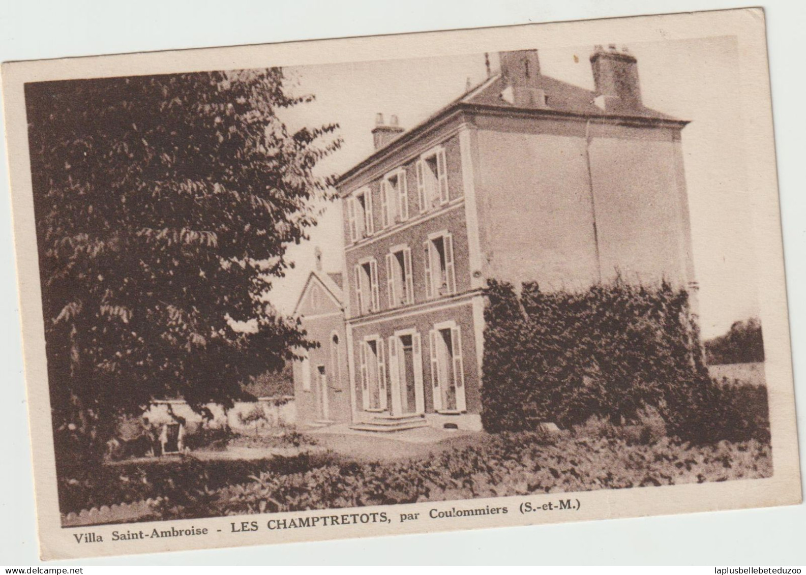 CPA - 77 - COULOMMIERS Environs - Les CHAMPTRETOTS -  Villa SAINT AMBROISE - Vers 1930 - - Coulommiers