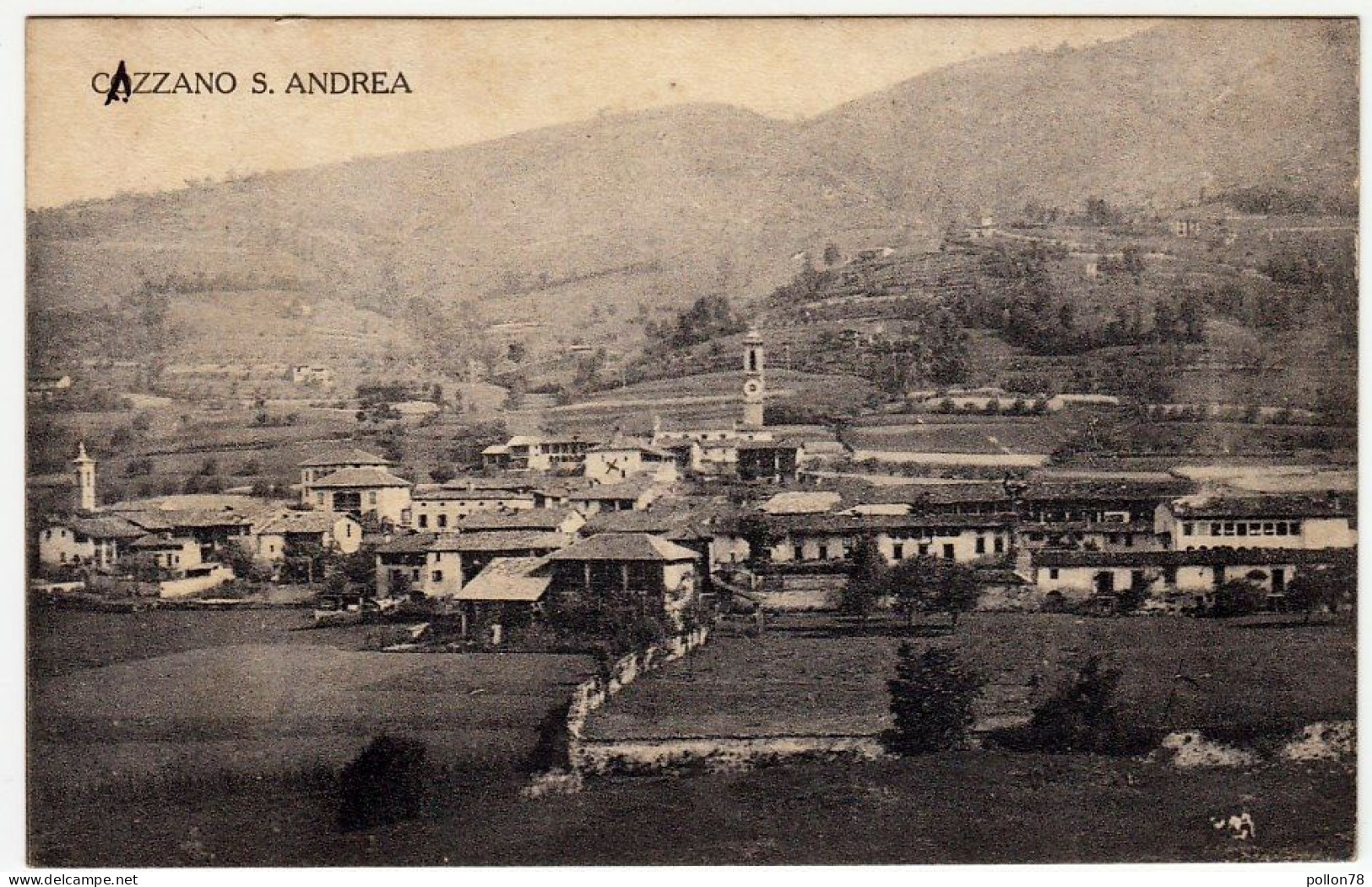 CAZZANO S. ANDREA - BERGAMO - 1933 - Vedi Retro - Formato Piccolo - Bergamo