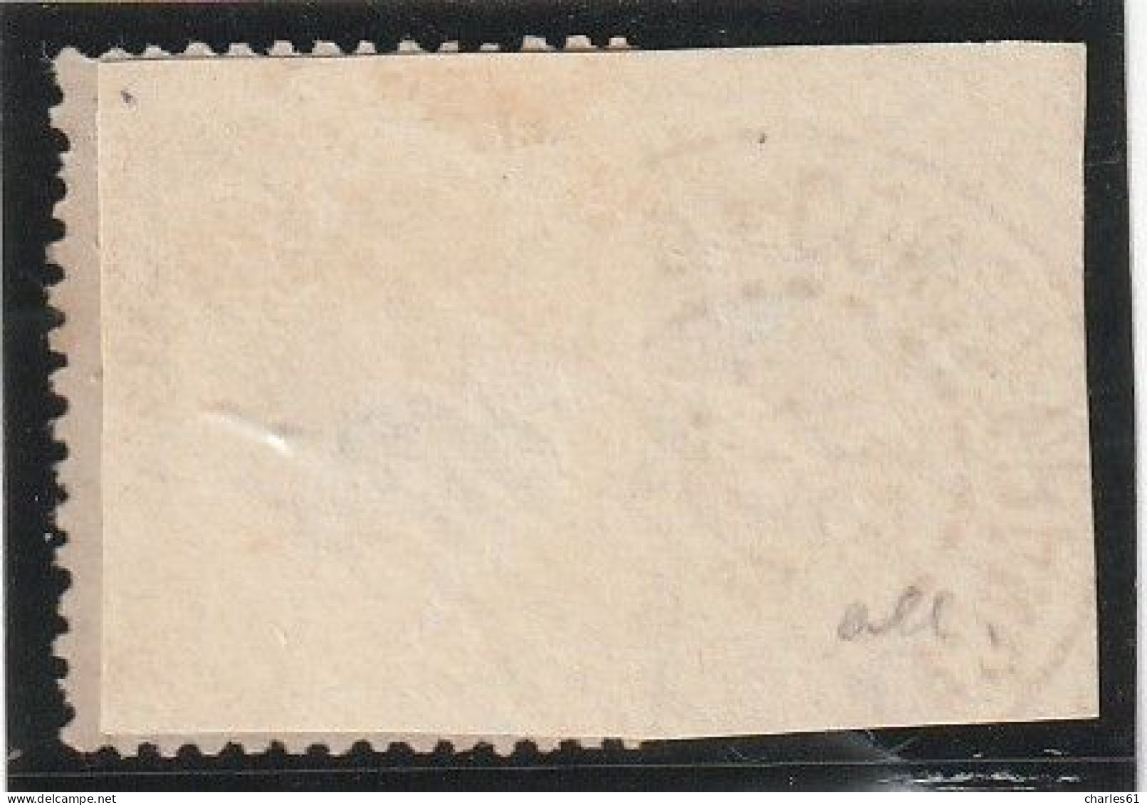 CONGO - N°5b Obl (1891-92) 10c Sur 25c Noir Sur Rose - Surcharge Verticale - Signé Calves - Gebraucht