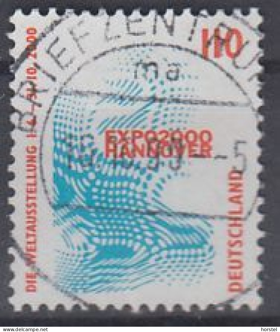 Deutschland Mi.Nr.2009A - Freimarke - EXPO 2000 Hannover - Emblem - Used Stamps
