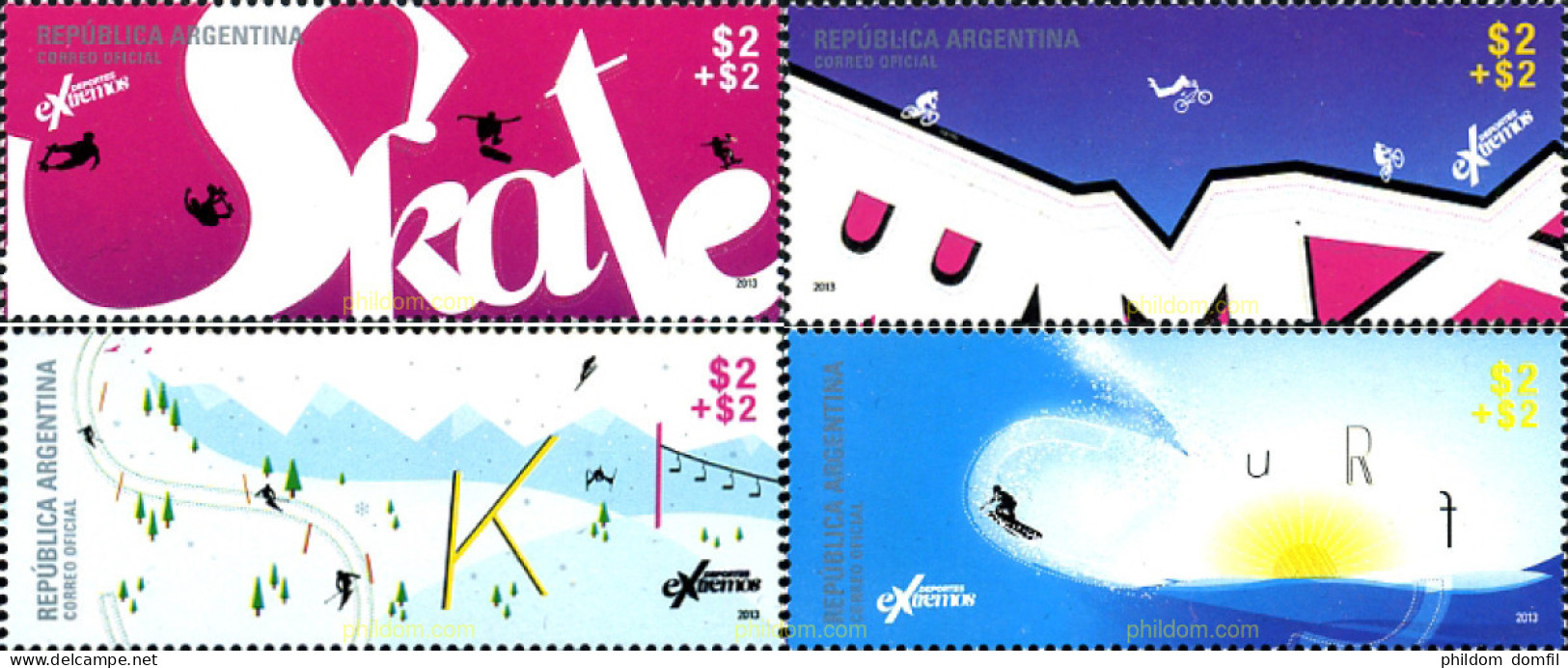 317557 MNH ARGENTINA 2013 DEPORTES EXTREMOS - Neufs