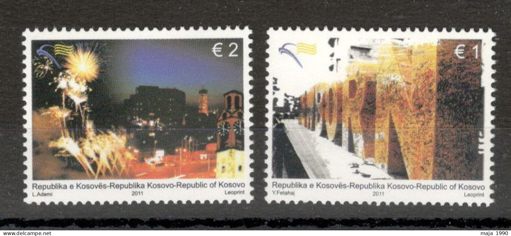 KOSOVO - MNH SET - INDEPENDENCE DAY - 2011. - Kosovo