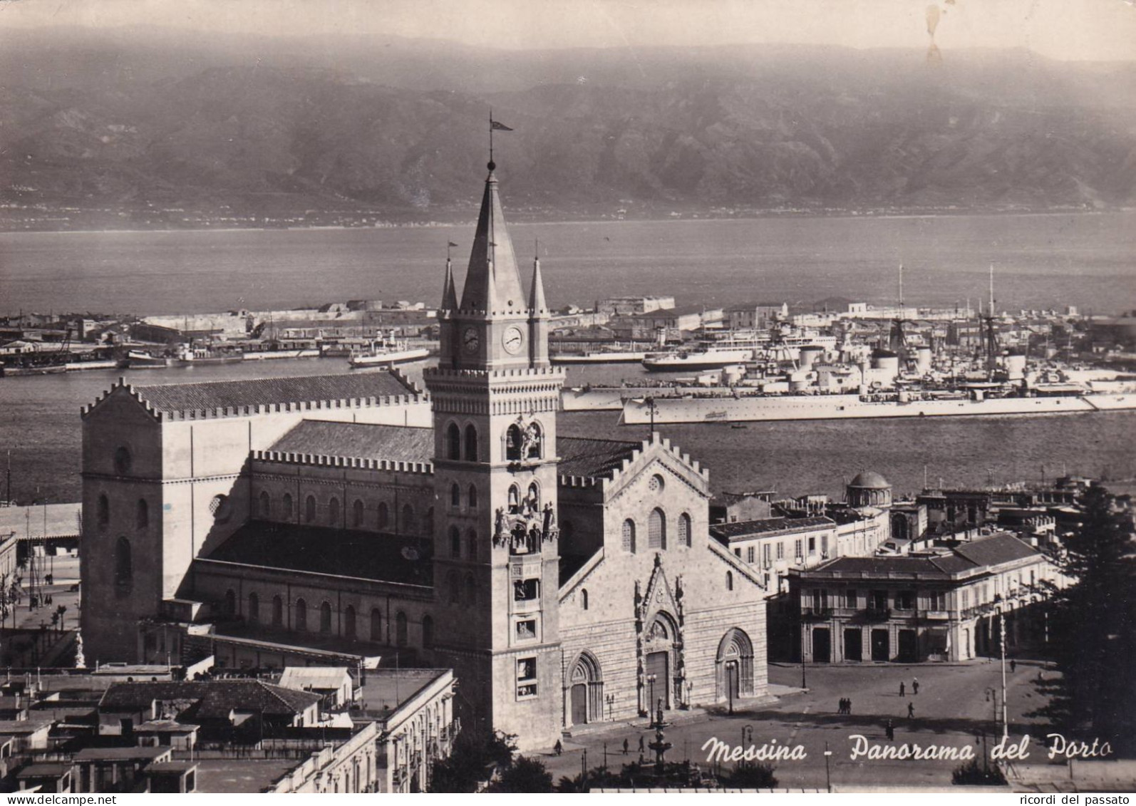 Cartolina Messina - Panorama Del Porto - Messina