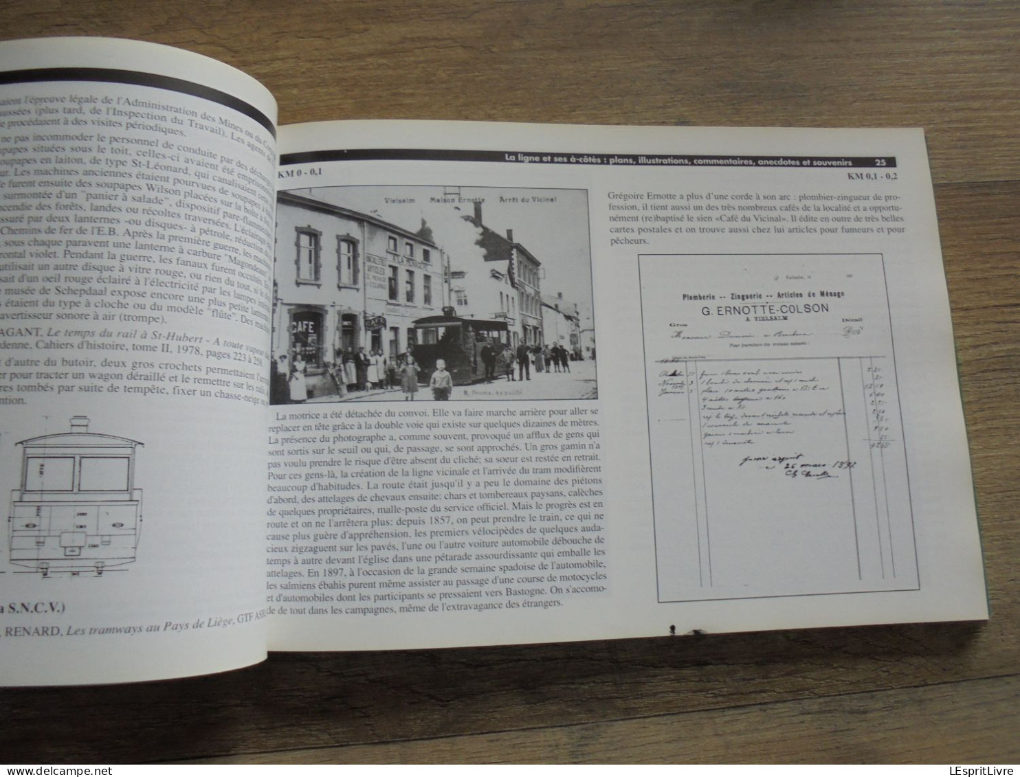 AUTOUR ET A L' ENTOUR DU TRAM DE LIERNEUX Régionalisme Vielsam Salm Hébronval Verleumont Vicinal Trams SNCV Tramways