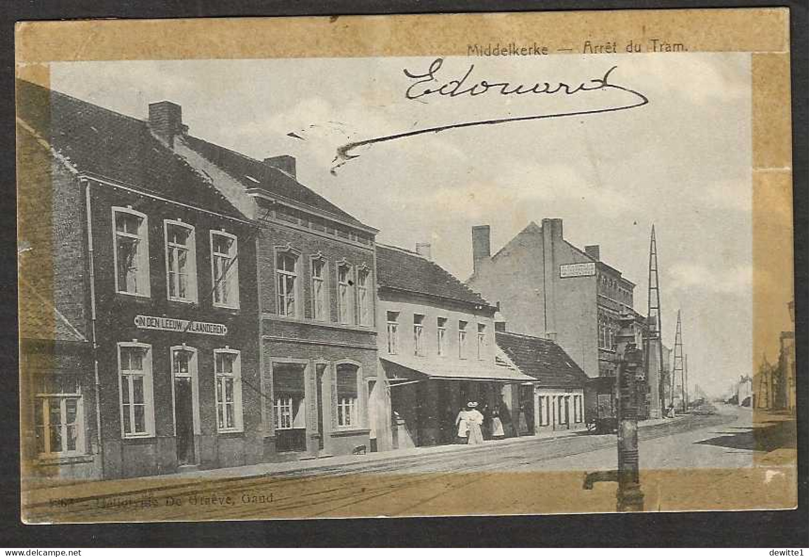 Middelkerke.  Arrét Du Tram (1907) - Middelkerke