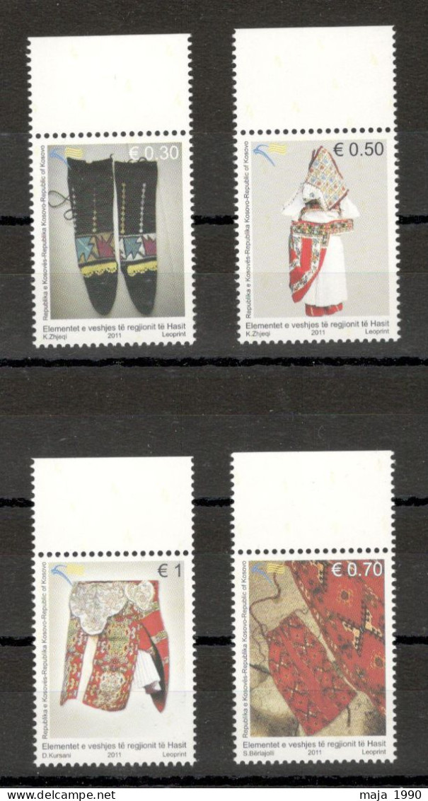 KOSOVO - MNH SET - NATIONAL COSTUME - 2011. - Kosovo