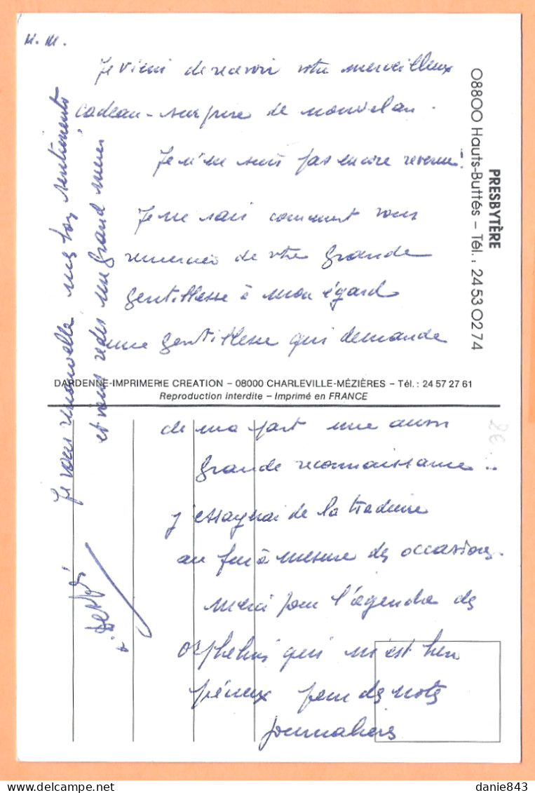 Ppgf/ CPSM Grand Format - ARDENNES - HAUTS-BUTTÉS - PRESBYTERE - Other & Unclassified