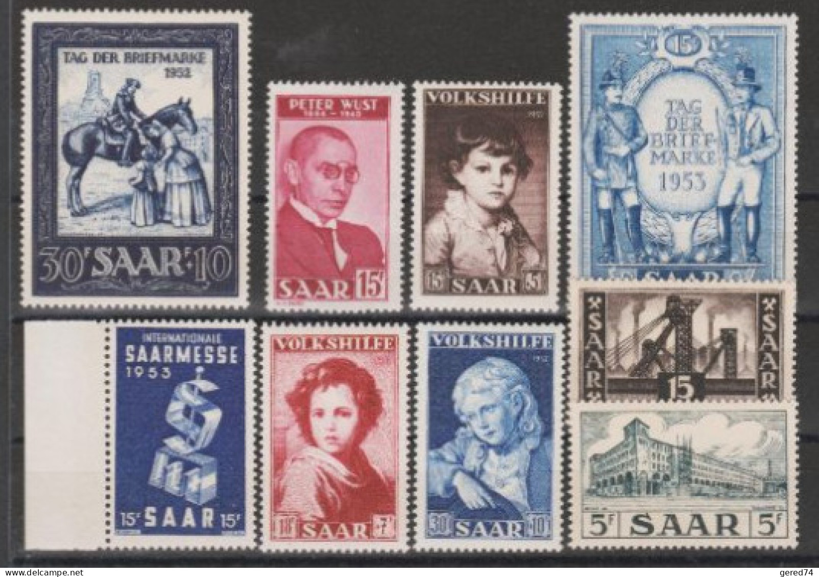 SARRE : (1) Ensemble En Neuf ** TB (cote 74,00 €).. Affaire ! - Unused Stamps