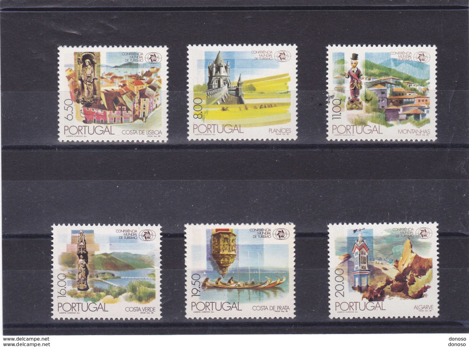PORTUGAL 1980 TOURISME Yvert 1476-1481, Michel 1498-1503 NEUF**MNH Cote Yv 9 Euros - Neufs