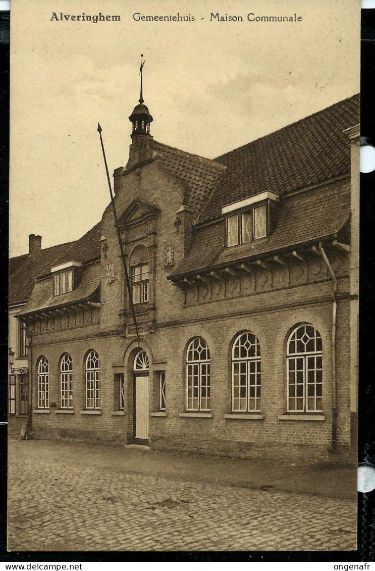 Maison Communale - Obl. 1930 - Alveringem