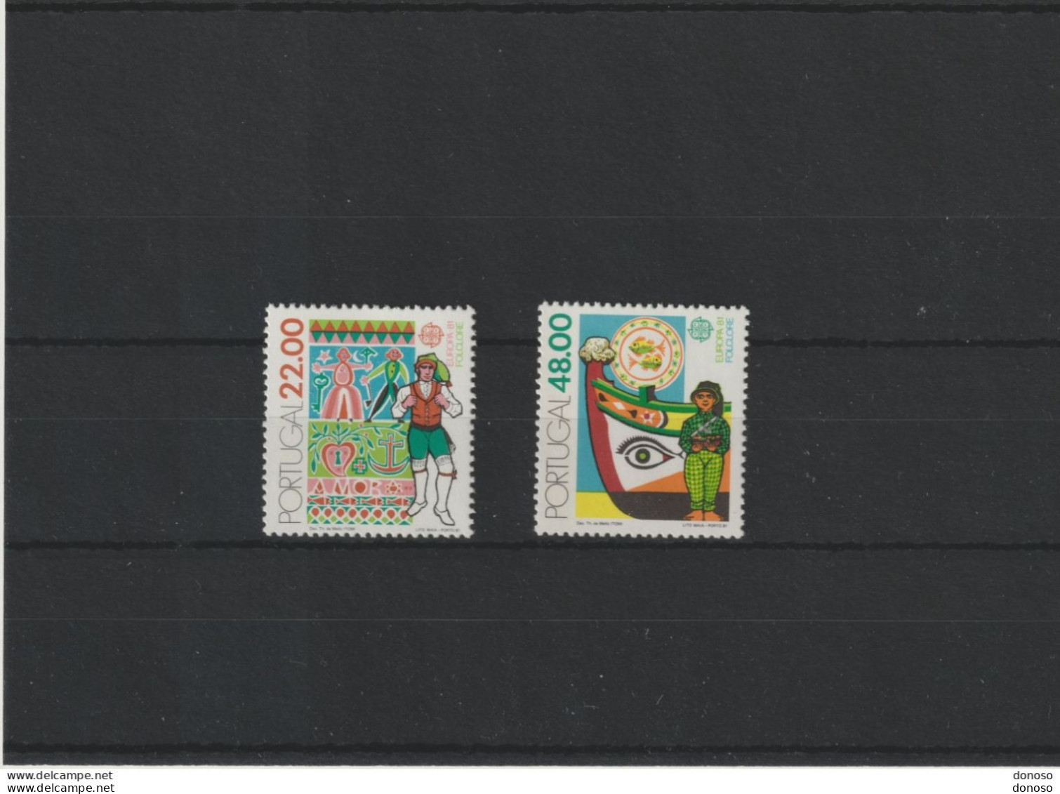 PORTUGAL 1981 EUROPA Yvert 1509-1510, Michel 1531-1532 NEUF** MNH Cote Yv 5,50 Euros - Unused Stamps