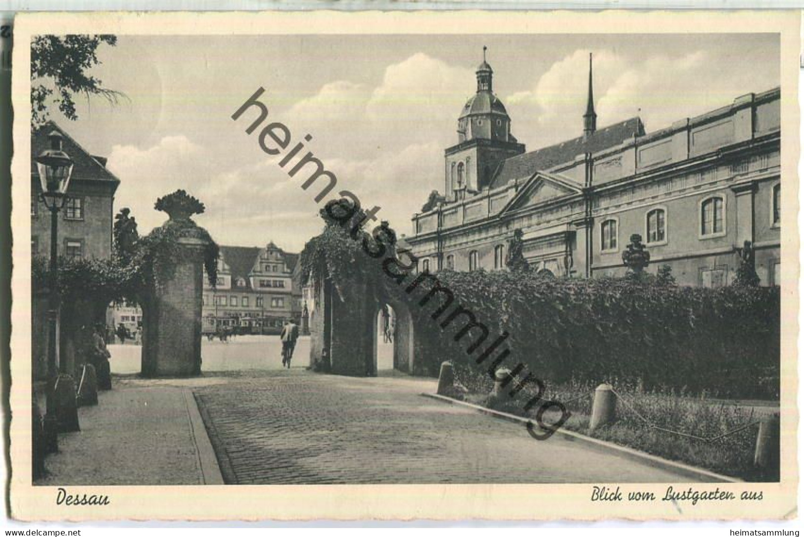 Dessau - Blick Vom Lustgarten Aus - Verlag Fr. Lindner Leipzig - Dessau