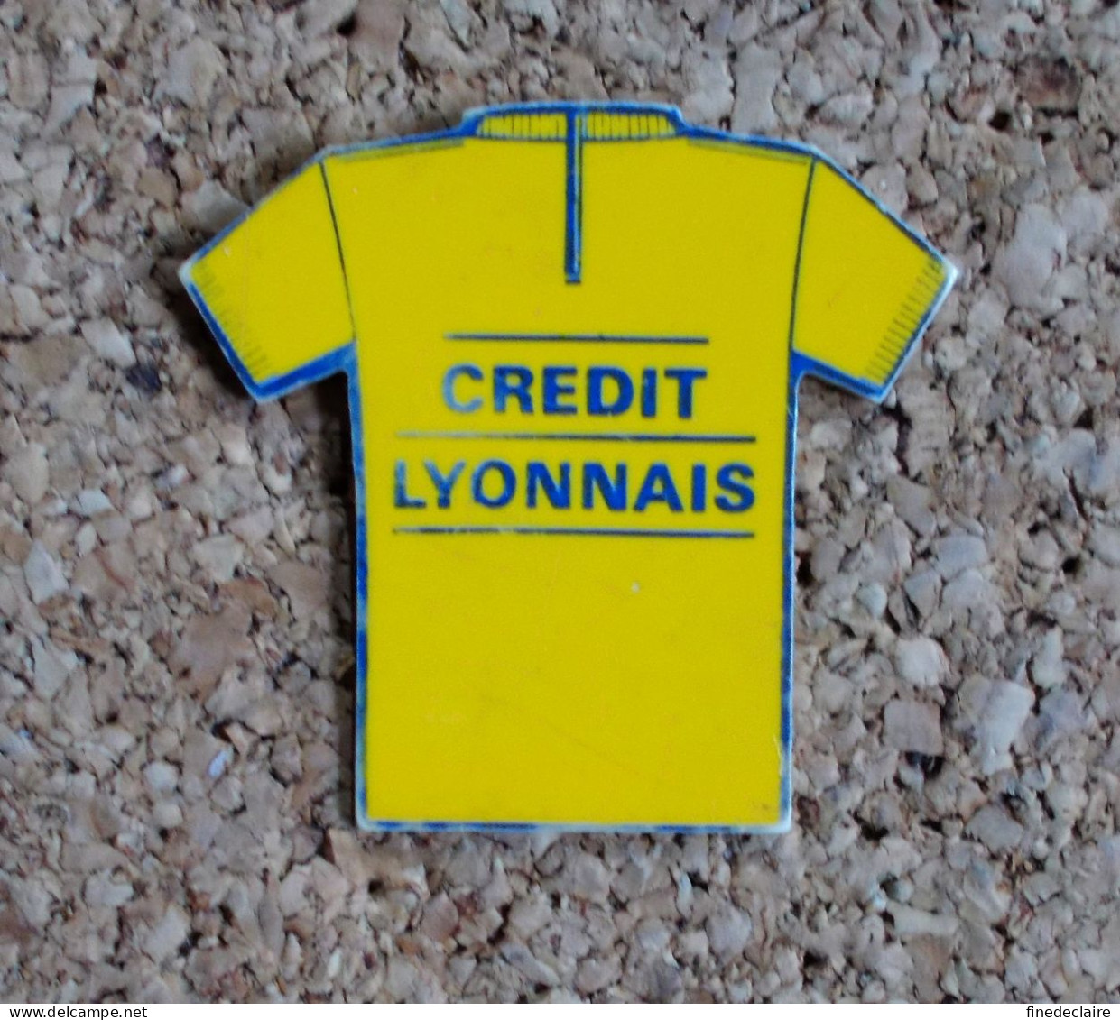 Pin's - Maillot Jaune Crédit Lyonnais - Cycling