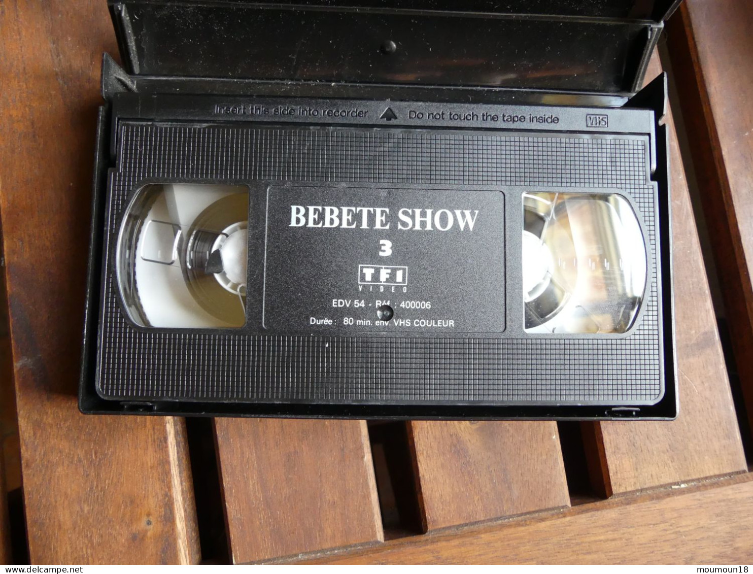 Lot 3 Vidéo-cassettes VHS Secam Le Bebete Show n° 1 à 3 TF1 VIDEO 1988