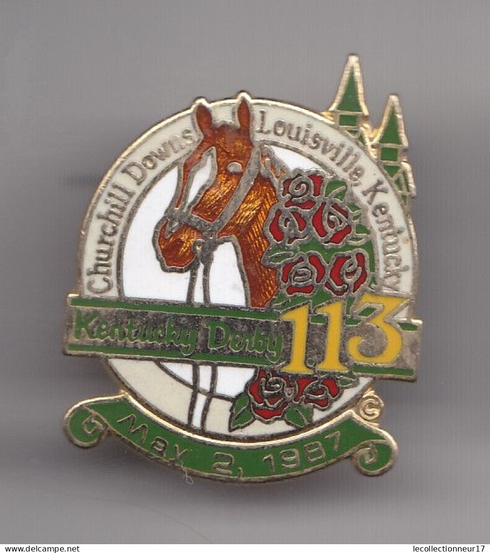 Pin's Churchill Downs Louisville Kentucky Derby 113 Cheval Réf  6879 - Animals