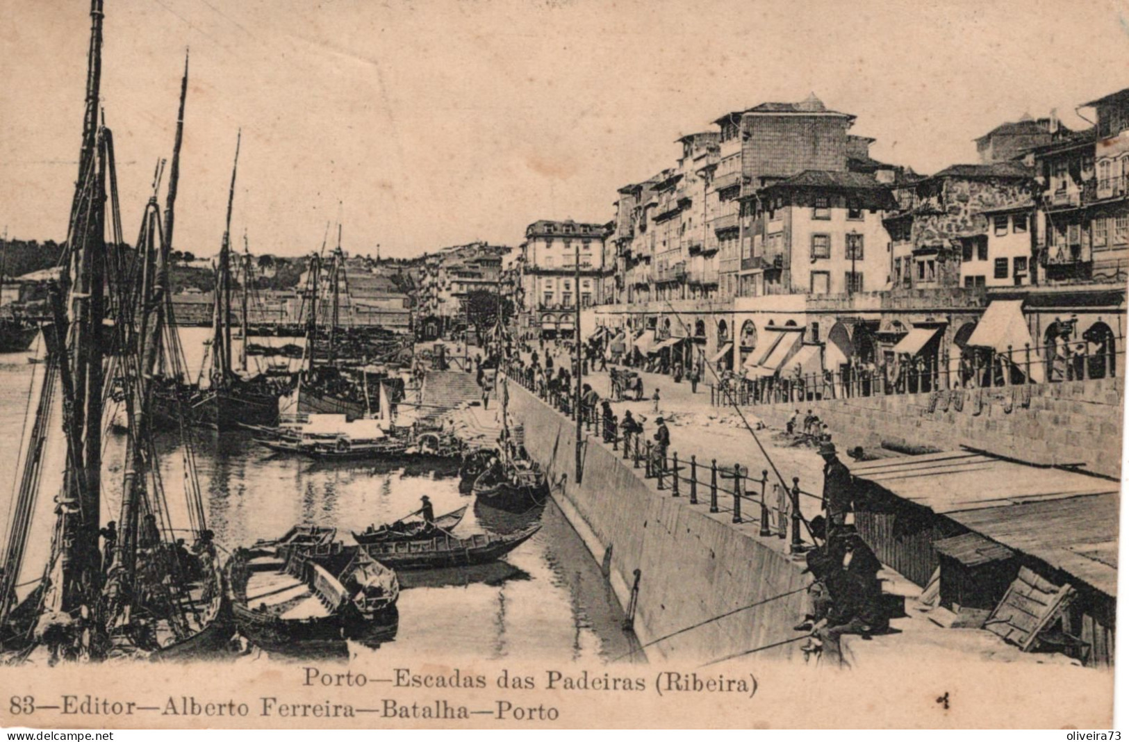PORTO - Escadas Das Padeiras (Ed. Alberto Ferreira, Nº 83) PORTUGAL - Porto