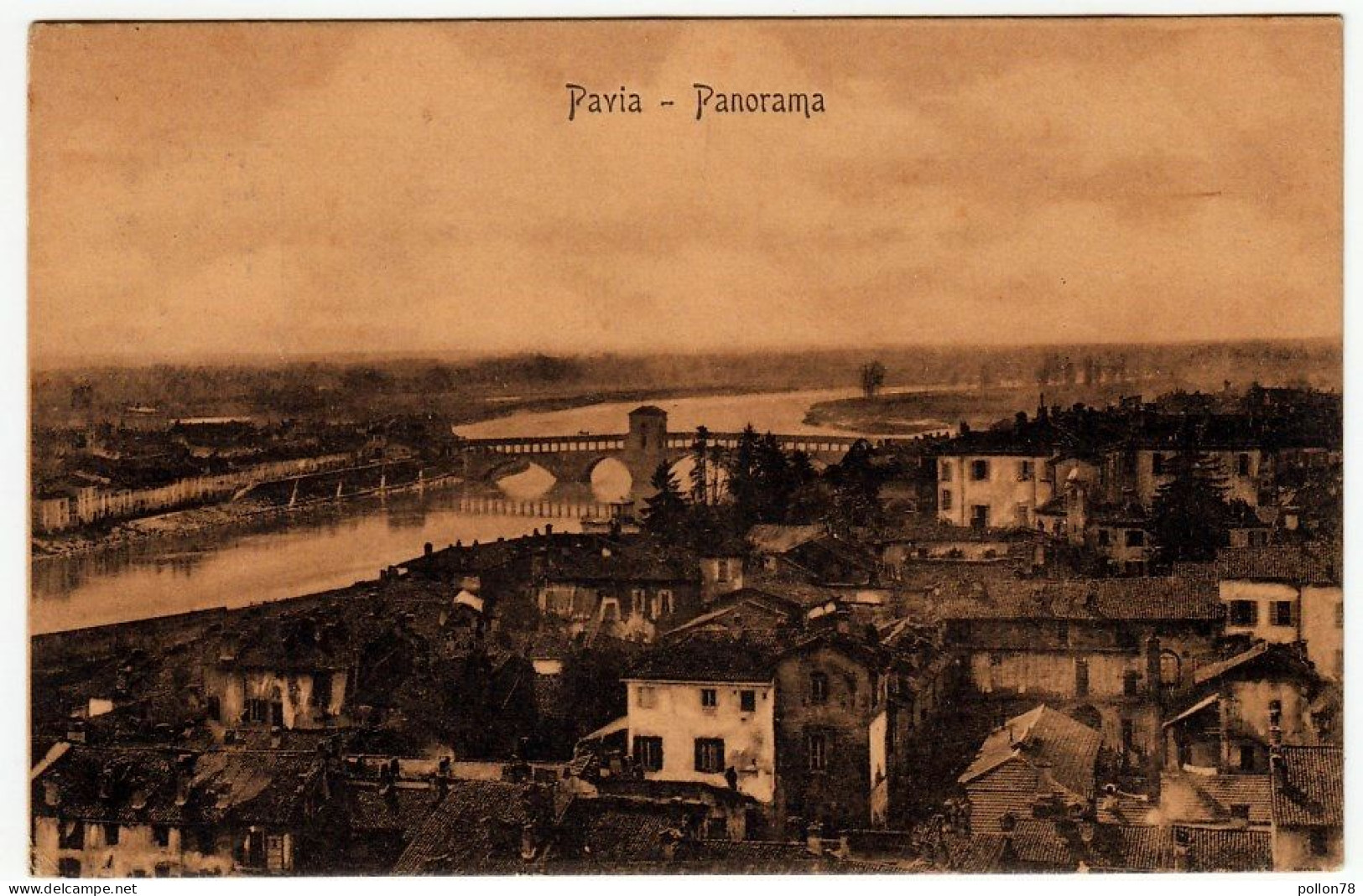 PAVIA - PANORAMA - 191? - Vedi Retro - Formato Piccolo - Pavia