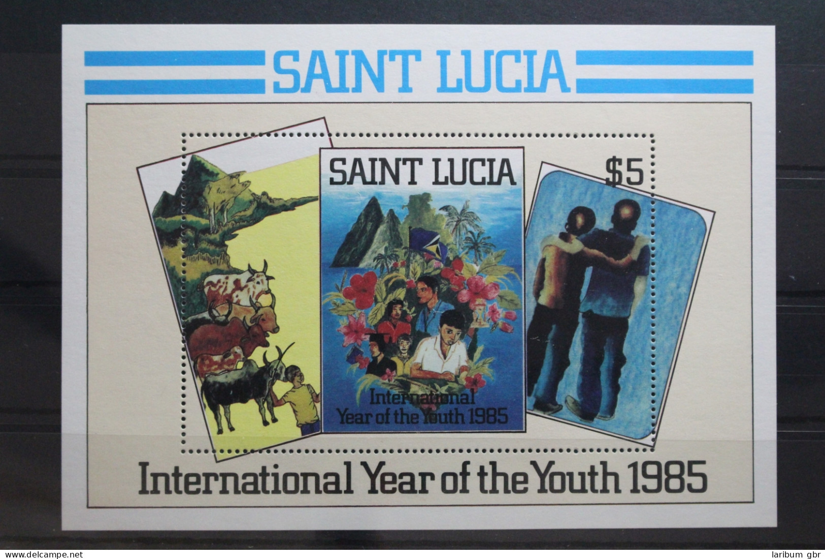 St. Lucia Block 43 Mit 801 Postfrisch #UU067 - Autres & Non Classés
