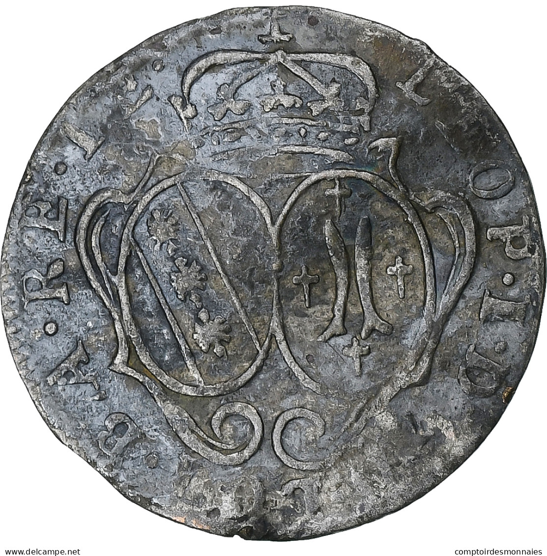 Duché De Lorraine, Léopold I, 5 Liards, 1706-1729, Nancy, Billon, TB+ - Other & Unclassified