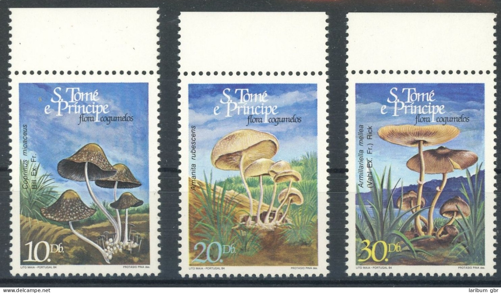 Sao Tomé Principe 937-939 Postfrisch Pilze #JQ950 - Sao Tome Et Principe