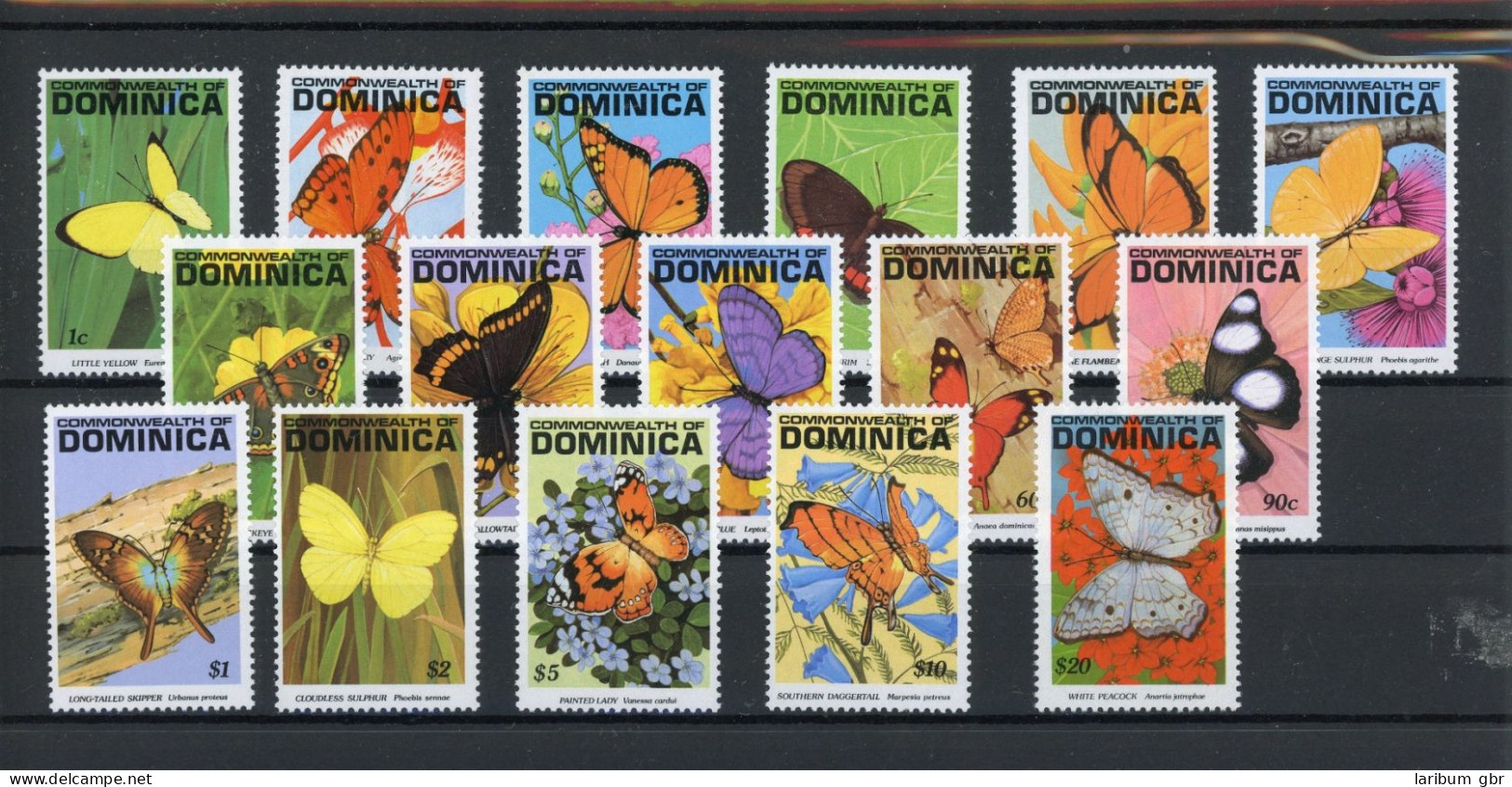 Dominica 1452-1467 Postfrisch Schmetterling #JT746 - Dominica (1978-...)