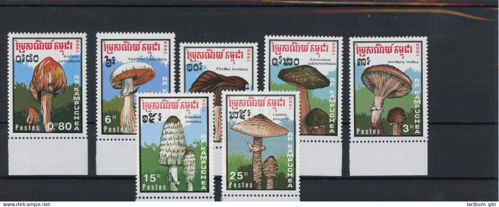 Kambodscha 1048-1054 Postfrisch Pilze #JQ994 - Kambodscha