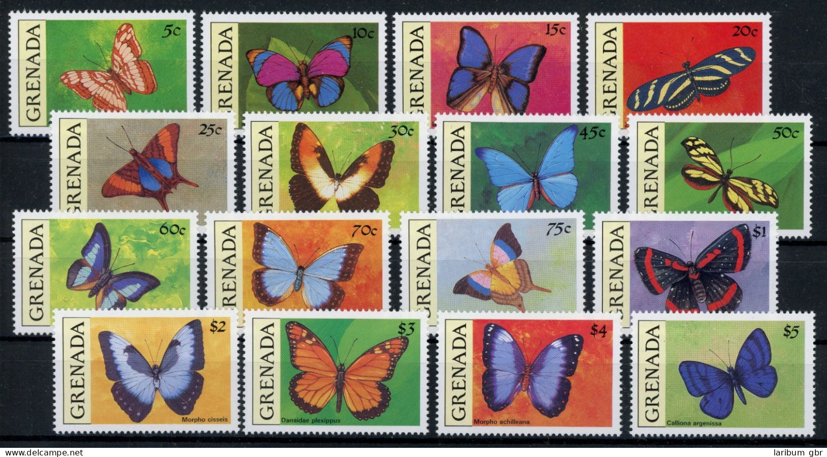 Grenada 2215-2230 Postfrisch Schmetterlinge #HB116 - Grenada (1974-...)