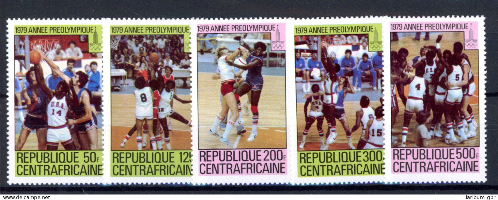 Zentralafr. Rep. 653-657 Postfrisch Olympia 1980 Moskau #JR967 - Central African Republic